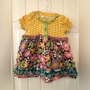 Matilda Jane Baby Girl Size 6-12 Months Dress with bloomers